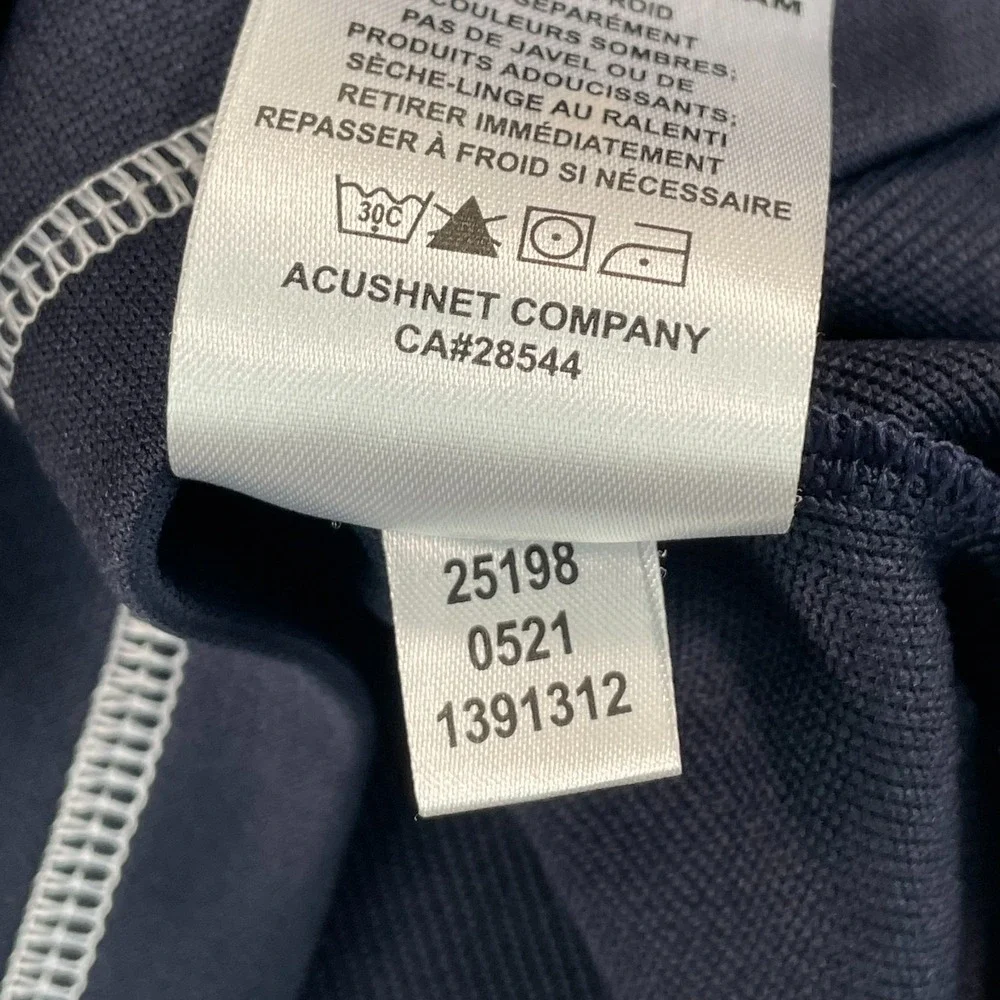 FootJoy x Whistling Straits Golf Course Half-Zip Pullover Junior Boys Large Navy